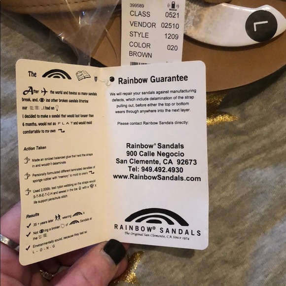 🌈 Leather Rainbow Sandals - Picture 5 of 6